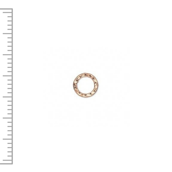 Mellemled, hamret ring, 12mm, CP, 2 stk.
